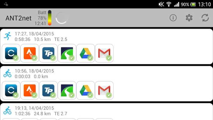 Emulate Android APK Garmin ANT+ Watch Uploader Emulate Android APK Garmin ANT+ Watch Uploader