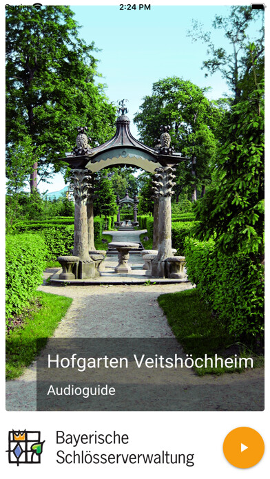 Emulate iPhone app Gartenführer Veitshöchheim using MyAndroid Emulate iPhone app Gartenführer Veitshöchheim using MyAndroid