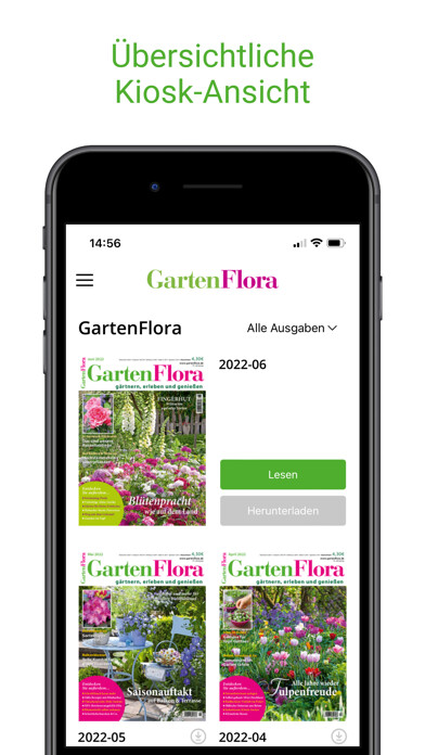 Emulate iPhone app GartenFlora using MyAndroid