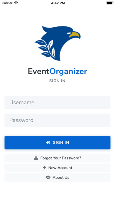 Emulate iPhone app Garudafood Event Organizer using MyAndroid