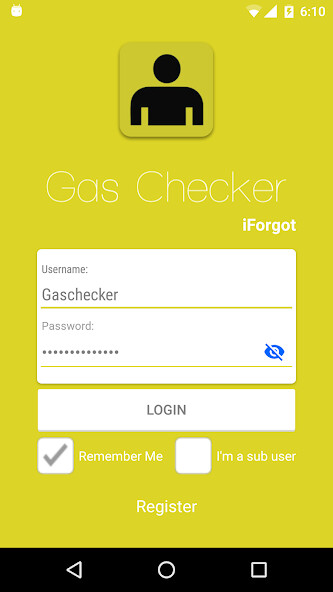 Run android online APK Gas Checker from MyAndroid or emulate Gas Checker using MyAndroid