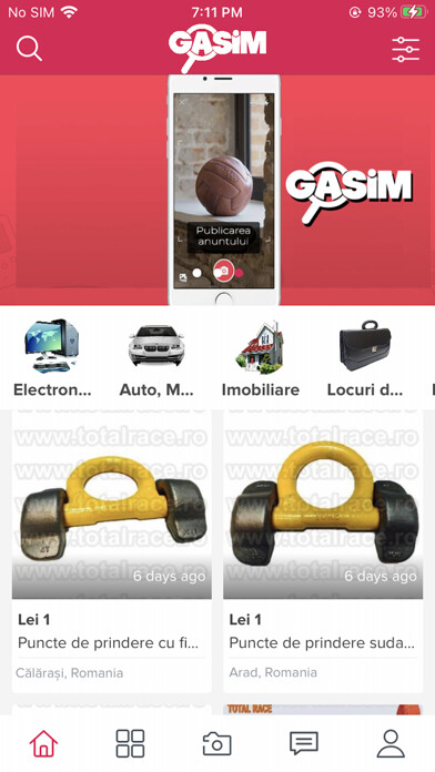 Emulate iPhone app Gasim.ro using MyAndroid
