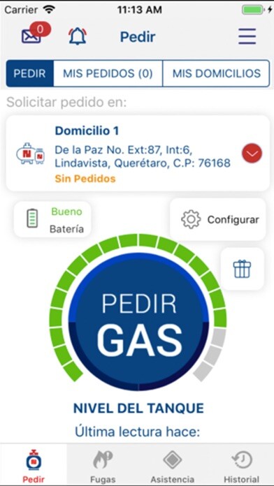 Emulate iPhone app Gas Nieto using MyAndroid