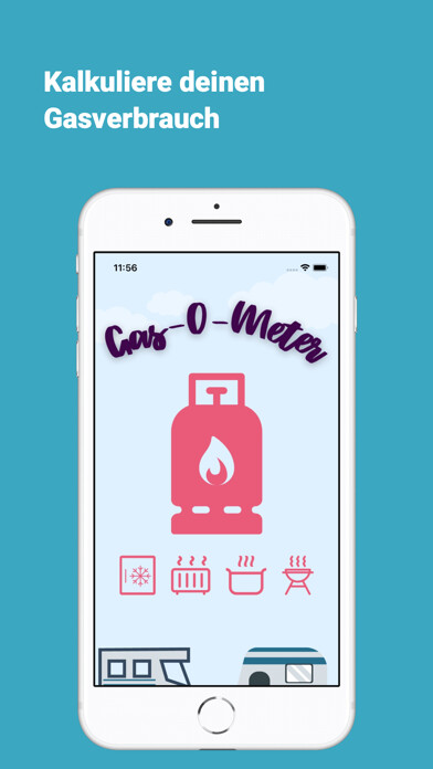 Emulate iPhone app Gasometer using MyAndroid