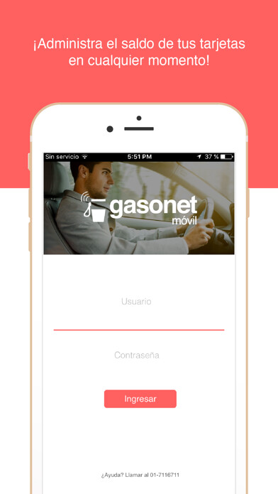Emulate iPhone app Gasonet Móvil using MyAndroid Emulate iPhone app Gasonet Móvil using MyAndroid