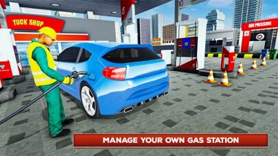 Emulate iPhone app Gas Service Station Simulator using MyAndroid
