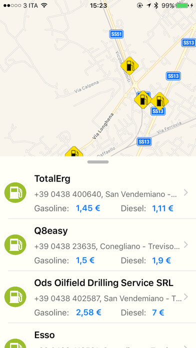 Emulate iPhone app GasStationMap using MyAndroid Emulate iPhone app GasStationMap using MyAndroid