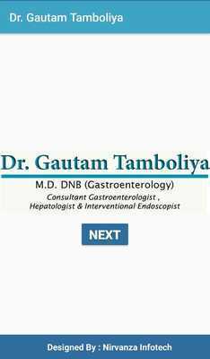 Emulate Android APK Gastroenterologist  Dr. Gautam Tamboliya