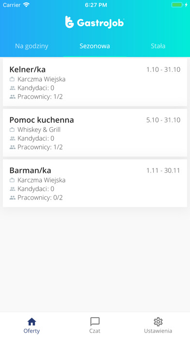 Emulate iPhone app GastroJob BIZ using MyAndroid Emulate iPhone app GastroJob BIZ using MyAndroid