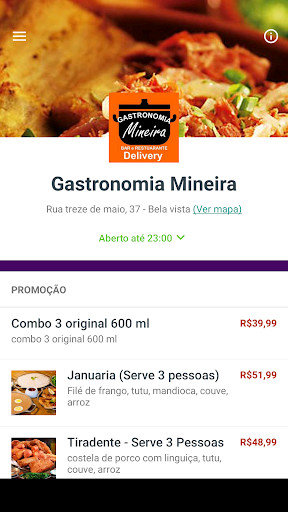 Run android online APK Gastronomia Mineira from MyAndroid or emulate Gastronomia Mineira using MyAndroid