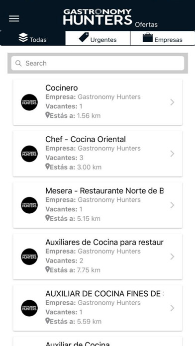 Emulate iPhone app Gastronomy Hunters using MyAndroid