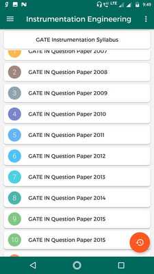 Emulate Android APK GATE 12 years IN Papers(2012-2018 Solved) Emulate Android APK GATE 12 years IN Papers(2012-2018 Solved)