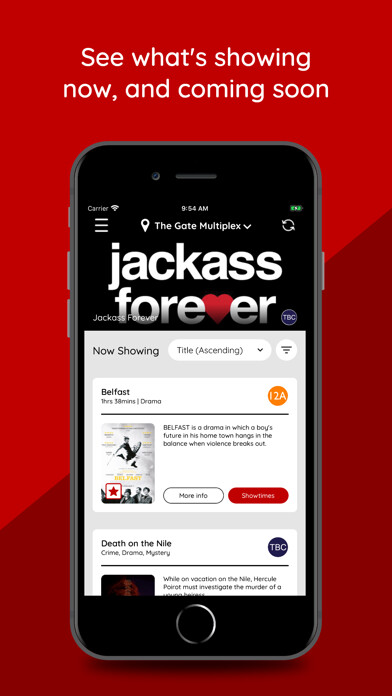 Emulate iPhone app Gate Cinemas using MyAndroid Emulate iPhone app Gate Cinemas using MyAndroid