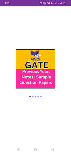 Run android online APK GATE Exam 2022 Question Papers from MyAndroid or emulate GATE Exam 2022 Question Papers using MyAndroid