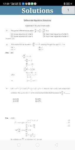 Run android online APK Gate Quiz(Free Mock Tests):Engineering Mathematics from MyAndroid or emulate Gate Quiz(Free Mock Tests):Engineering Mathematics using MyAndroid