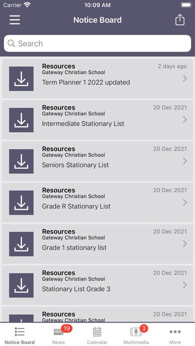 Emulate iPhone app Gateway Christian School AEE using MyAndroid