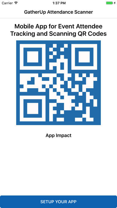 Emulate iPhone app GatherUp Attendance Scanner using MyAndroid Emulate iPhone app GatherUp Attendance Scanner using MyAndroid