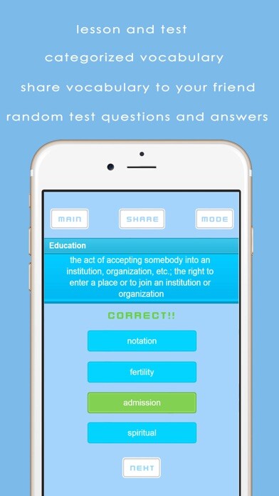 Emulate iPhone app GAT Vocabulary Book For University Admissions using MyAndroid Emulate iPhone app GAT Vocabulary Book For University Admissions using MyAndroid