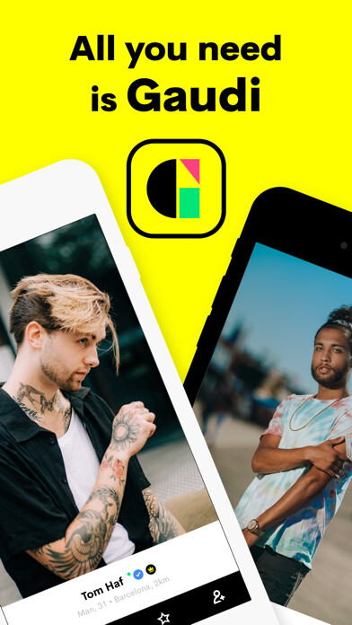Emulate iPhone app Gaudi: Gay Guys, Chat & Dating using MyAndroid