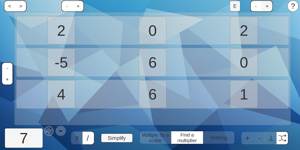 Run android online APK Gauss Tool for Matrix from MyAndroid or emulate Gauss Tool for Matrix using MyAndroid