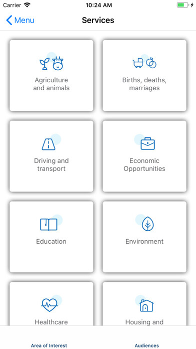 Emulate iPhone app Gauteng Digital Platform using MyAndroid