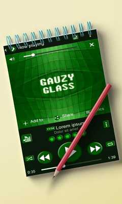 Emulate Android APK Gauzy glass PlayerPro Art