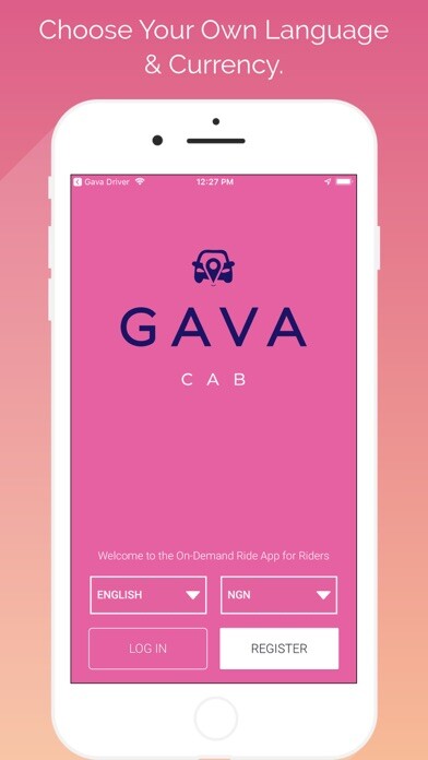 Emulate iPhone app Gava Cab using MyAndroid