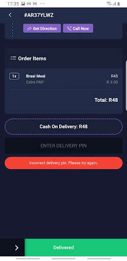 Run android online APK Gawulo Delivery from MyAndroid or emulate Gawulo Delivery using MyAndroid