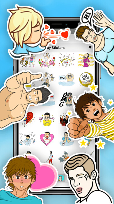 Emulate iPhone app Gay Sticker using MyAndroid Emulate iPhone app Gay Sticker using MyAndroid