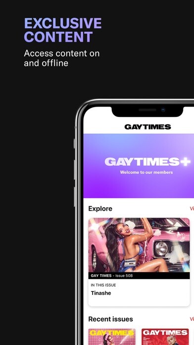 Emulate iPhone app GAY TIMES using MyAndroid