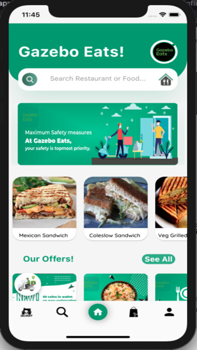 Run android online APK GazeboEats from MyAndroid or emulate GazeboEats using MyAndroid