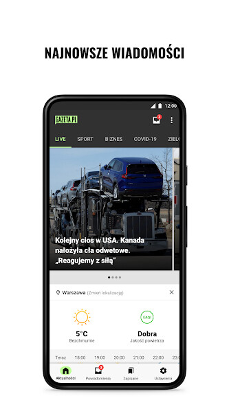 Run android online APK Gazeta.pl LIVE Wiadomości from MyAndroid or emulate Gazeta.pl LIVE Wiadomości using MyAndroid