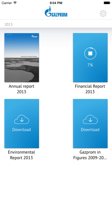 Emulate iPhone app Gazprom Reports using MyAndroid Emulate iPhone app Gazprom Reports using MyAndroid