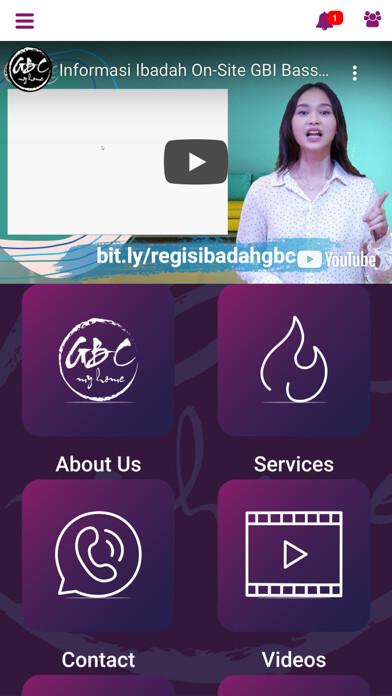 Emulate iPhone app GBI Bassura City - GBC MY HOME using MyAndroid