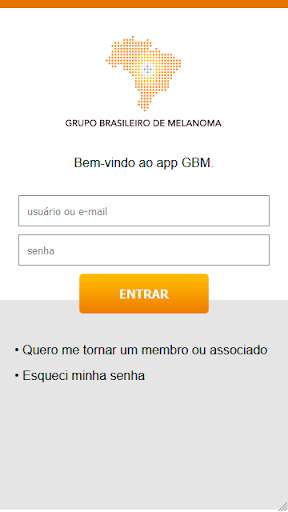 Run android online APK GBM - Grupo Brasileiro de Melanoma from MyAndroid or emulate GBM - Grupo Brasileiro de Melanoma using MyAndroid