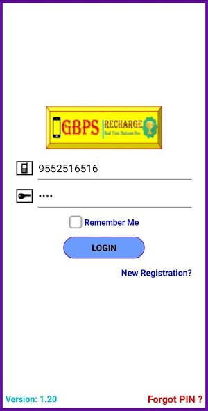 Run android online APK GBPS Recharge from MyAndroid or emulate GBPS Recharge using MyAndroid