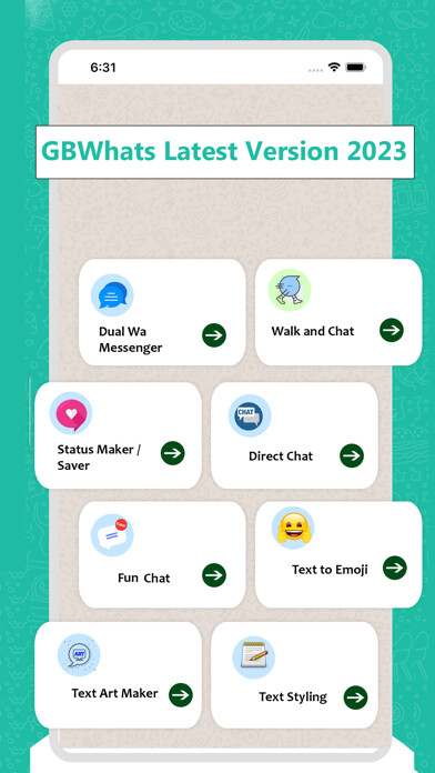 Emulate iPhone app GBWhats Latest Version 2023 using MyAndroid