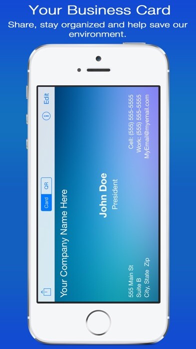 Emulate iPhone app gCard using MyAndroid