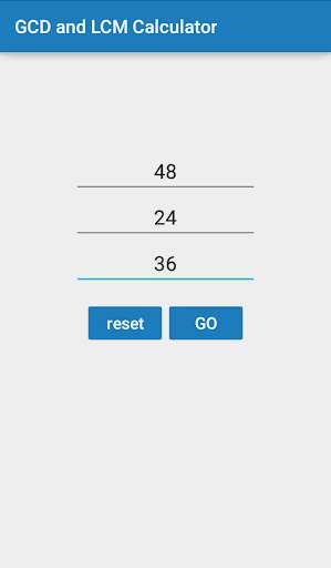 Run android online APK GCD and LCM Calculator + How to find from MyAndroid or emulate GCD and LCM Calculator + How to find using MyAndroid