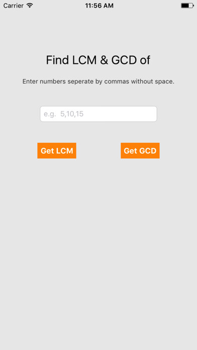 Emulate iPhone app GCD and LCM calculator using MyAndroid Emulate iPhone app GCD and LCM calculator using MyAndroid
