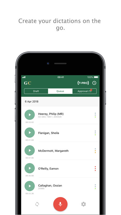 Emulate iPhone app GC Dictate using MyAndroid Emulate iPhone app GC Dictate using MyAndroid