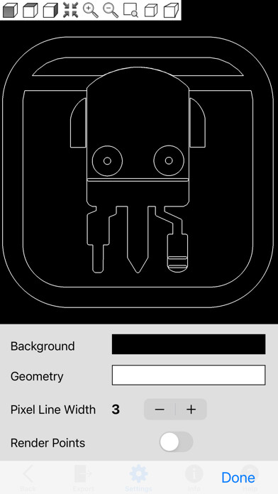 Emulate iPhone app G-Code Viewer & Converter using MyAndroid Emulate iPhone app G-Code Viewer & Converter using MyAndroid