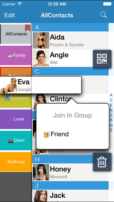 Emulate iPhone app GContact Lite 2 using MyAndroid Emulate iPhone app GContact Lite 2 using MyAndroid