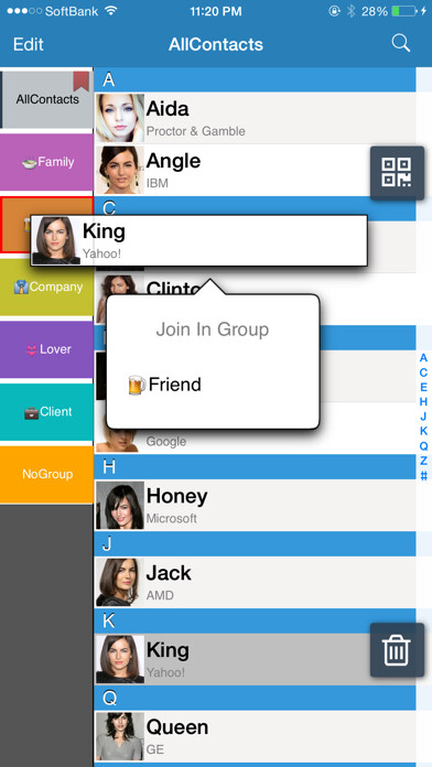 Emulate iPhone app GContact using MyAndroid Emulate iPhone app GContact using MyAndroid