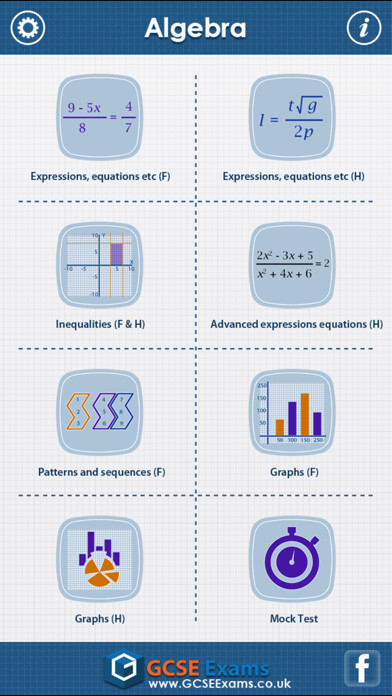 Emulate iPhone app GCSE Maths : Algebra Revision using MyAndroid Emulate iPhone app GCSE Maths : Algebra Revision using MyAndroid