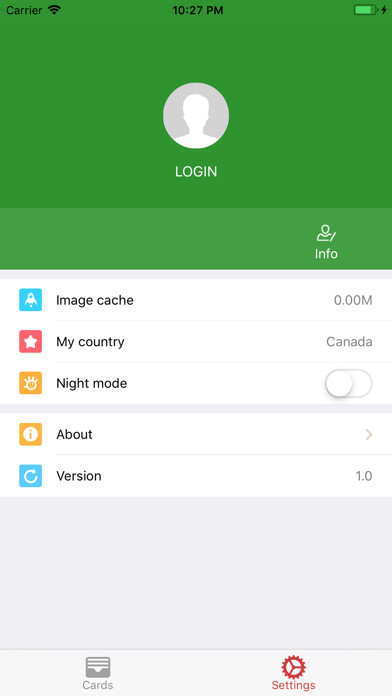 Emulate iPhone app GC Wallet - Store Gift Cards using MyAndroid