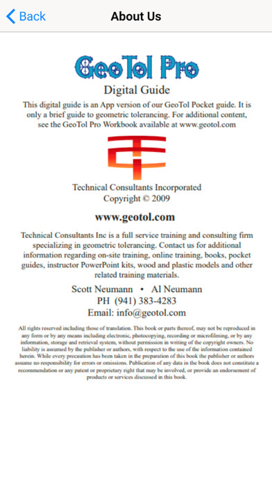 Emulate iPhone app GD & T Guide using MyAndroid