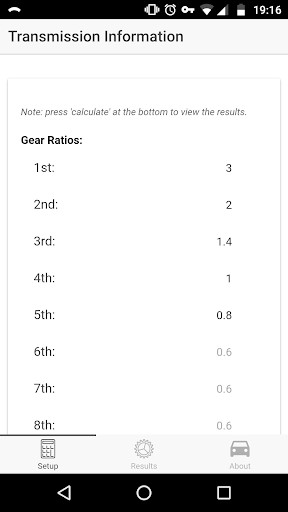 Run android online APK GearBuddy RPM-MPH Calculator from MyAndroid or emulate GearBuddy RPM-MPH Calculator using MyAndroid Run android online APK GearBuddy RPM-MPH Calculator from MyAndroid or emulate GearBuddy RPM-MPH Calculator using MyAndroid