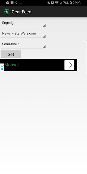 Run android online APK Gear Feed Settings for Wear from MyAndroid or emulate Gear Feed Settings for Wear using MyAndroid