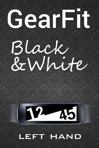 Run android online APK Gear Fit Black White Clock from MyAndroid or emulate Gear Fit Black White Clock using MyAndroid